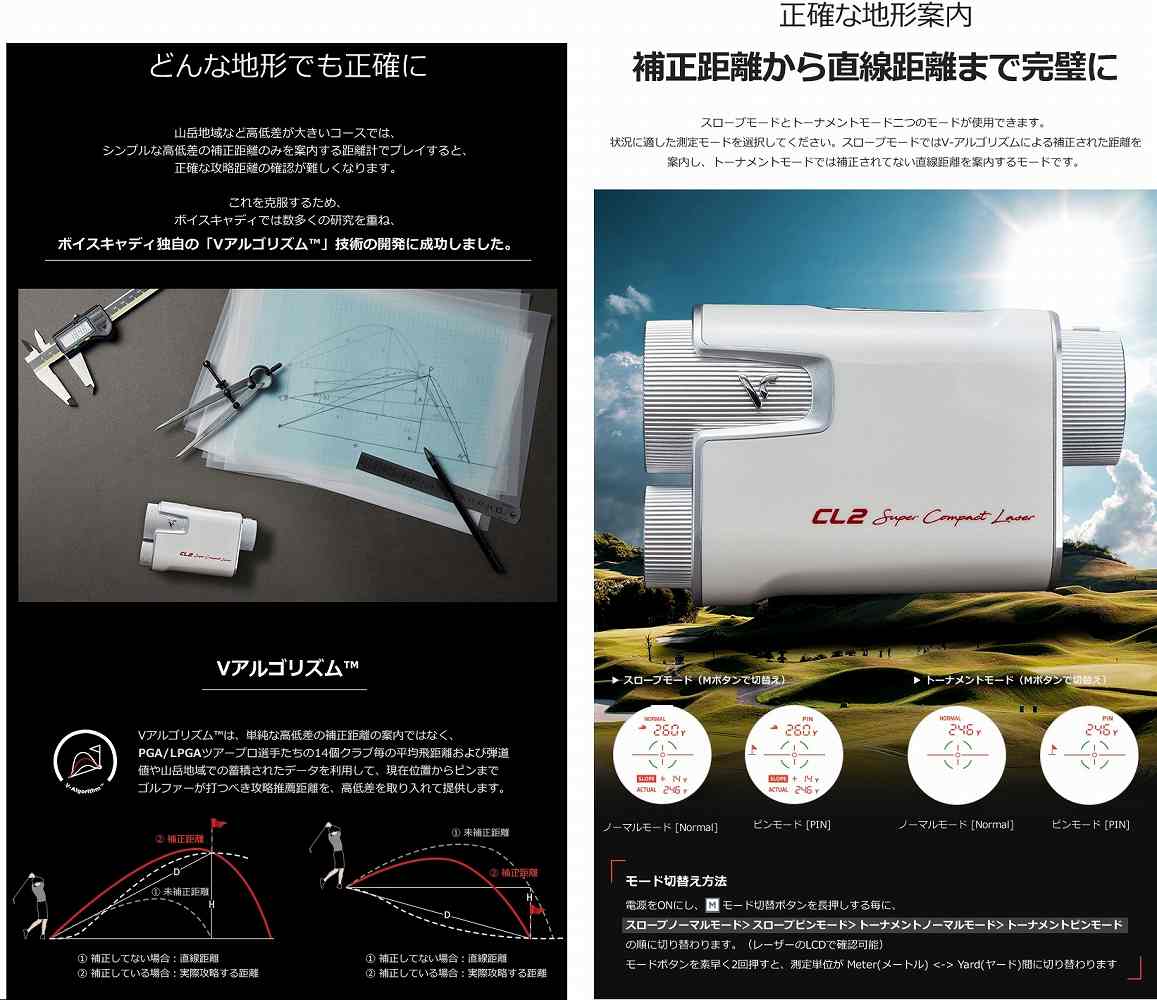 VOICE CADDIE  �{�C�X�L���f�B VOICE CADDIE CL2(�z���C�g&times;���b�h/34&times;65.5&times;103.4mm)