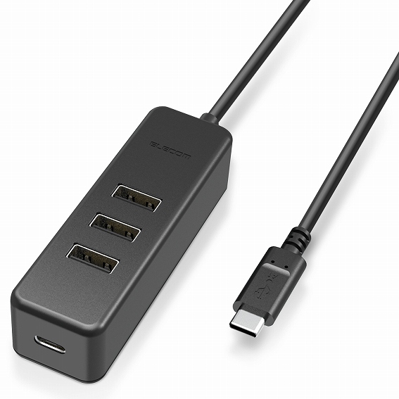 p\REӋ@EPC\tg eڑP[uEA_v^[ USBnu GR@ELECOM  U2HC-T431PBK USB-C  USB-C{USB-A ϊnu ubN [USB Power DeliveryΉ /USB2.0Ή /4|[g /oXZtp[]