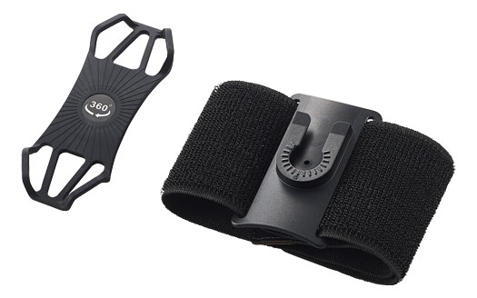 �X�|�[�c�E���]�ԁE�S���t �X�|�[�c�A�N�Z�T���[�E�T�|�[�^�[ ���N�A�N�Z�T���[ ���̑����N�A�N�Z�T���[ �G���R���@ELECOM  �G�N���A�X�|�[�c �����j���O�X�}�z�A�[���o���h 360�x��]�z���_�[(�u���b�N) HCF-RUNAB360BK