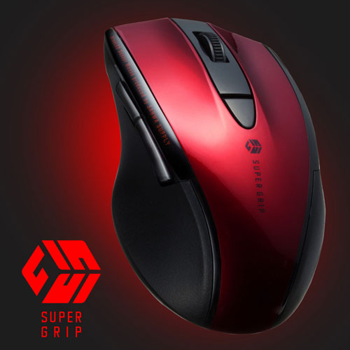 �T�����T�v���C�@SANWA�@SUPPLY  MA-BTBL167R �}�E�X SUPER GRIP ���b�h [BlueLED /5�{�^�� /Bluetooth /����(���C�����X)]