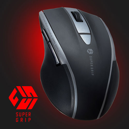 �T�����T�v���C�@SANWA�@SUPPLY  MA-WBL166BK �}�E�X SUPER GRIP �u���b�N [BlueLED /5�{�^�� /USB /����(���C�����X)]