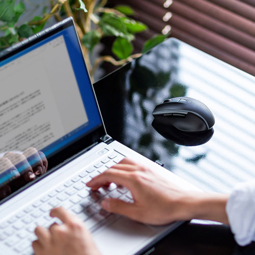 �T�����T�v���C�@SANWA�@SUPPLY  MA-WBL166BK �}�E�X SUPER GRIP �u���b�N [BlueLED /5�{�^�� /USB /����(���C�����X)]