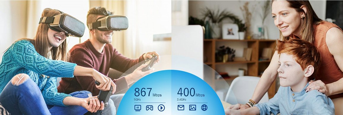 TP-Link  ����LAN�q�@ Archer T4U Plus 867Mbps+400Mbps [ac/n/a/g/b]