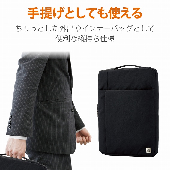 �G���R���@ELECOM  �m�[�g�p�\�R���Ή��m�`15.6�C���`�n PC�C���i�[�o�b�O �V�����_�[�x���g�t�� UB 