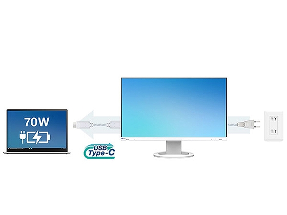 ���j�^�[�E�f�B�X�v���C PC���j�^�[ EIZO�@�G�C�]�[  EV2480-BK USB-C�ڑ� PC���j�^�[ FlexScan �u���b�N [23.8�^ /���C�h /�t��HD(1920&times;1080)]