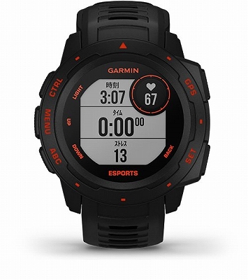 �X�|�[�c�E���]�ԁE�S���t �X�|�[�c�A�N�Z�T���[�E�T�|�[�^�[ �E�F�A���u���[���E�����ʌv �E�H�b�`�^�C�v GARMIN�@�K�[�~��  010-02064-76 Instinct Esports Edition