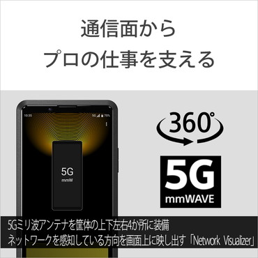 ySIMt[z \j[ Xperia PRO   hEhoESnapdragon 865  6.5^E/Xg[WF12 GB/512GB nanoSIM x2 hR / au / \tgoNSIMΉ SIMt[X}[gtH Xperia XQ-AQ52B1JPCX2