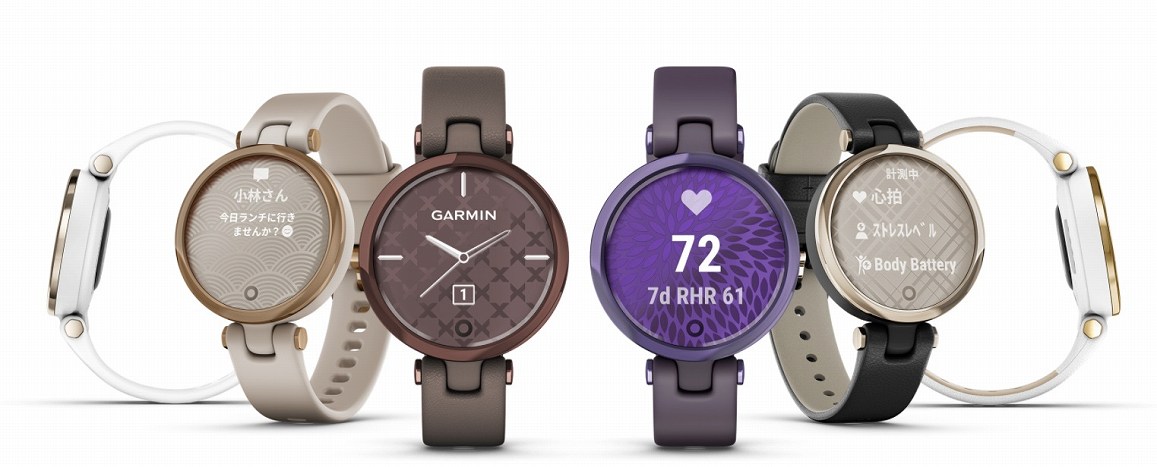 �X�|�[�c�A�N�Z�T���[�E�T�|�[�^�[ �E�F�A���u���[���E�����ʌv �E�H�b�`�^�C�v GARMIN�@�K�[�~��  010-02384-42 Lily Sport Deep Orchid / Midnight Orchid