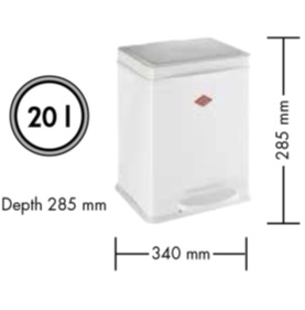 �S�~���E�W Wesco�@�E�F�X�R  �L�b�`���y�_���r�����v���X�`�b�N���C�i�[20L �V���O�� ECODOUBLE BIN 380 �}�b�g�u���b�N 38051173 �r�b�N�J����