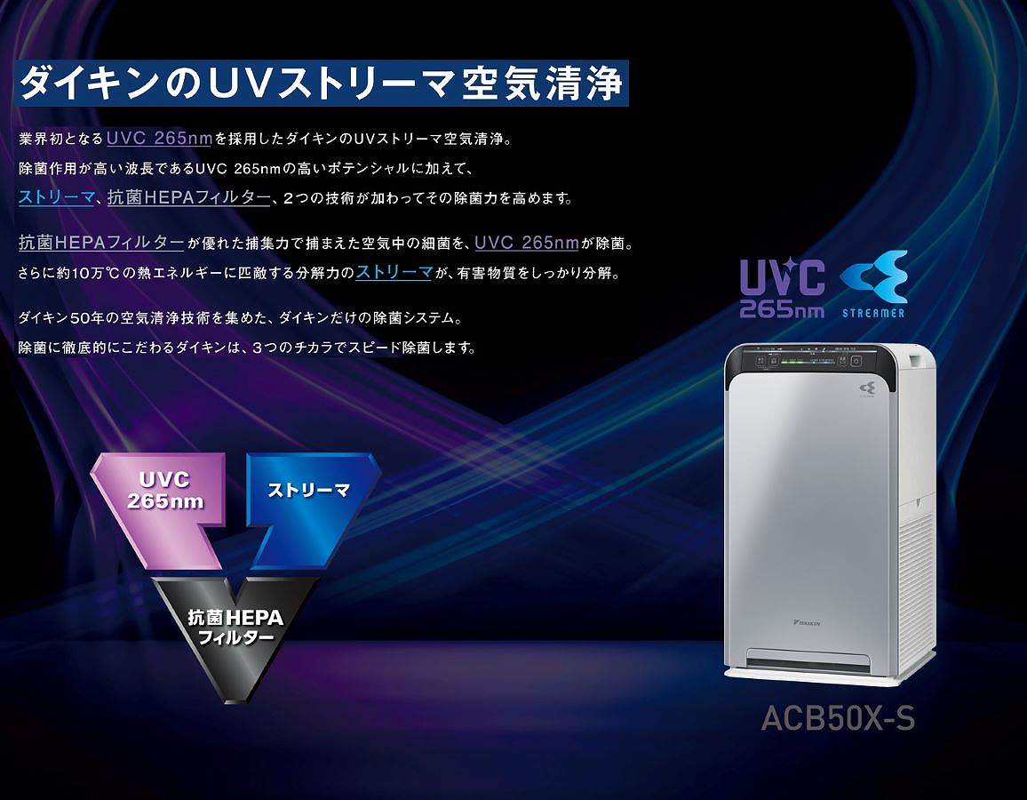 最大86%OFFクーポン ダイキン 空気清浄機 22畳まで DAIKIN UV