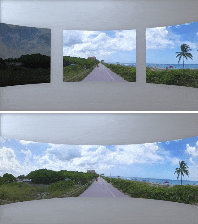 360&deg;�J�����@FITT360�@�f���̌q�����킹