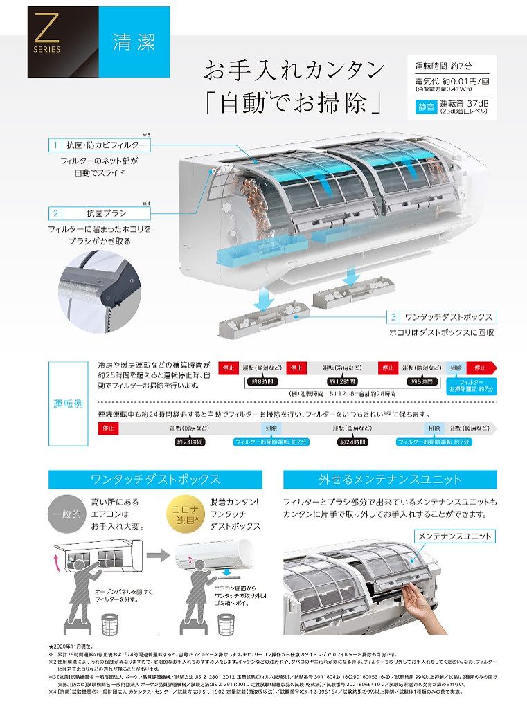 �R���i�@CORONA  CSH-Z2221R-W �G�A�R�� 2021�N Relala�i�������jZ�V���[�Y �z���C�g [������6���p /100V] �r�b�N�J����