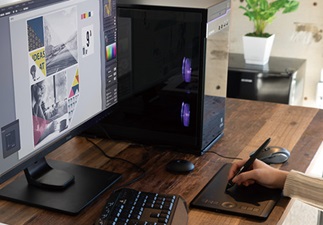 �}�E�X�R���s���[�^�@MouseComputer  ENTA-GR36TM16G16S-203X �Q�[�~���O�f�X�N�g�b�v�p�\�R�� Enta [���j�^�[���� /AMD Ryzen5 /HDD�F1TB /SSD�F512GB /�������F16GB]�@�r�b�N�J����