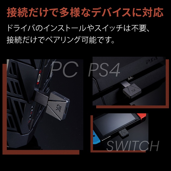 XROUND�@�G�b�N�X���E���h  Bluetooth �g�����X�~�b�^�[ XT01 �u���b�N XRD-XT-01