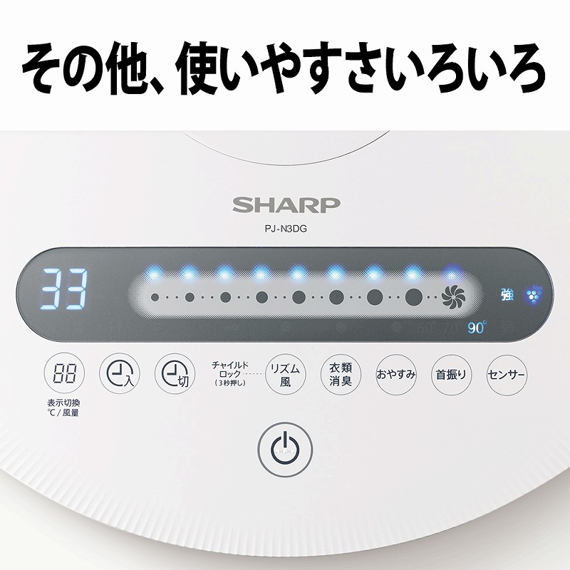 �c�b��@ �V���[�v�@SHARP PJN3DG