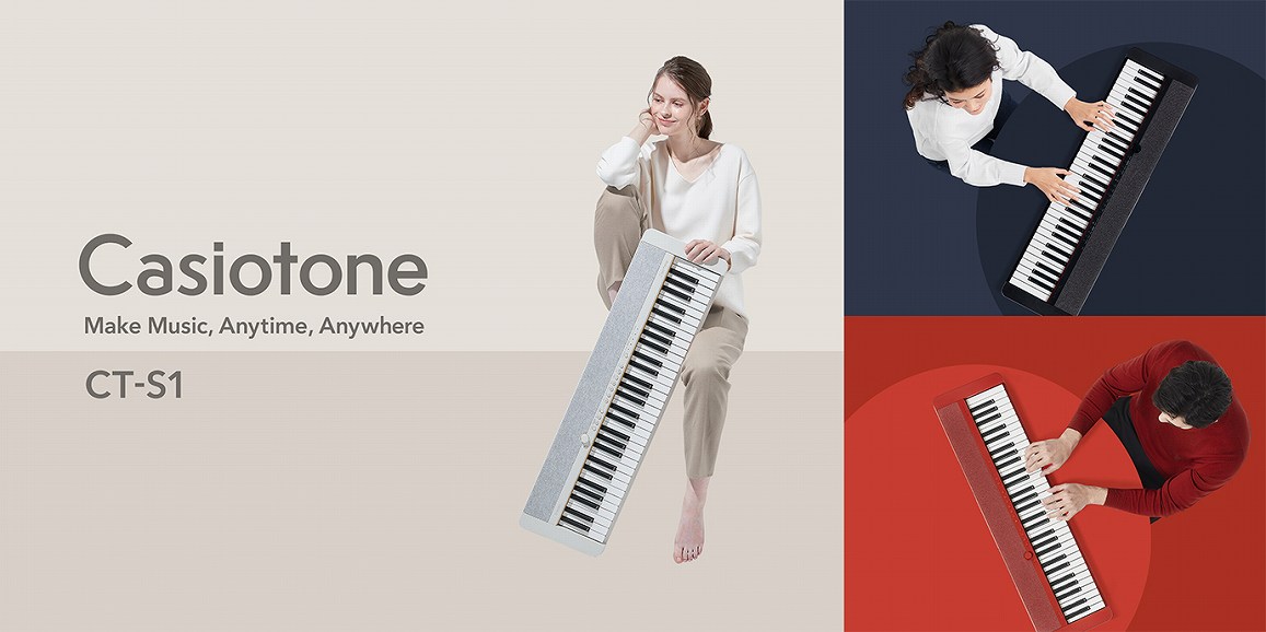 JVI@CASIO L[{[h Casiotone zCg CT-S1WE [61] \ 2021N423 rbNJ