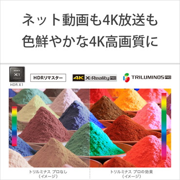 �\�j�[�@SONY  �t���e���r BRAVIA(�u���r�A) 4K�Ή� /BS�ECS 4K�`���[�i�[���� /YouTube�Ή� /Bluetooth�Ή�] �r�b�N�J����