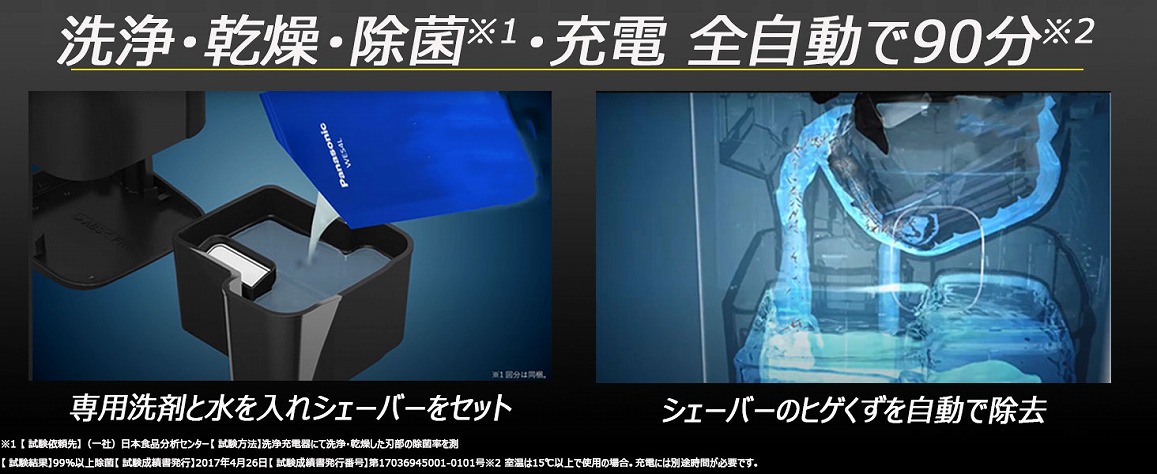 �r���[�e�B�[�E���N�Ɠd �t�F�C�X�P�A �����Y�V�F�[�o�[ �p�i�\�j�b�N�@Panasonic  �����Y�V�F�[�o�[ �����_�b�V�� �V���o�[�� ES-CLV9U-S [5���n /AC100V-240V] �u�����C�ł�����v