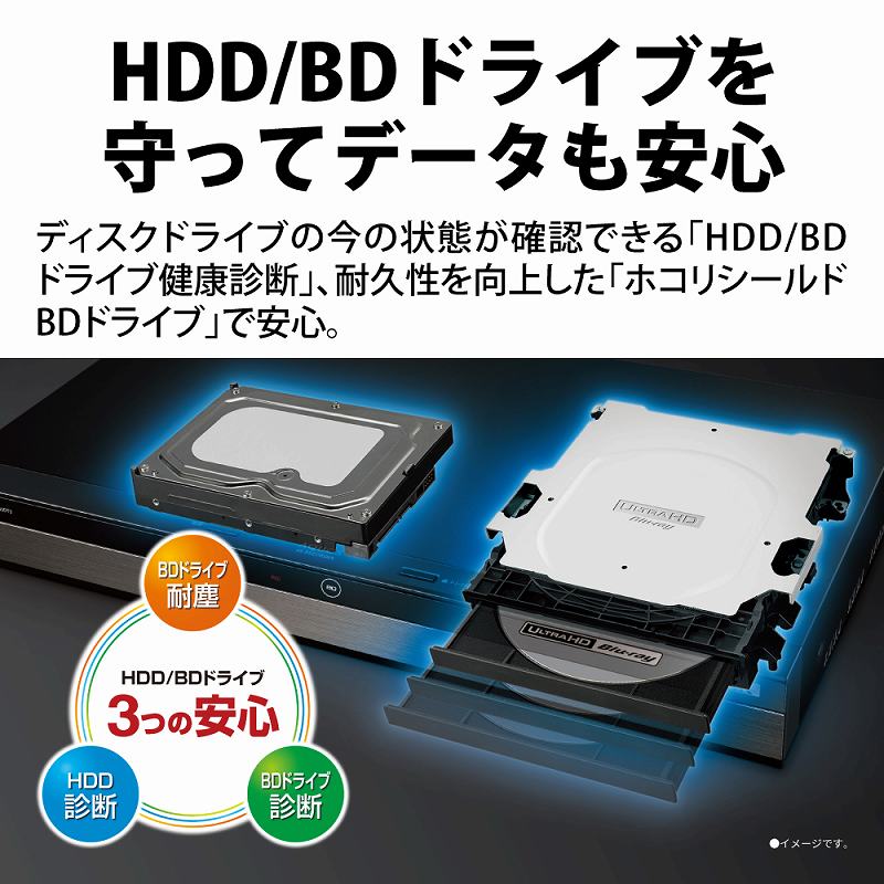 ブルーレイレコーダー AQUOSブルーレイ 4B-C20DT3 [2TB /3番組同時録画 /BS・CS 4Kチューナー内蔵] シャープ｜SHARP  通販 | ビックカメラ.com