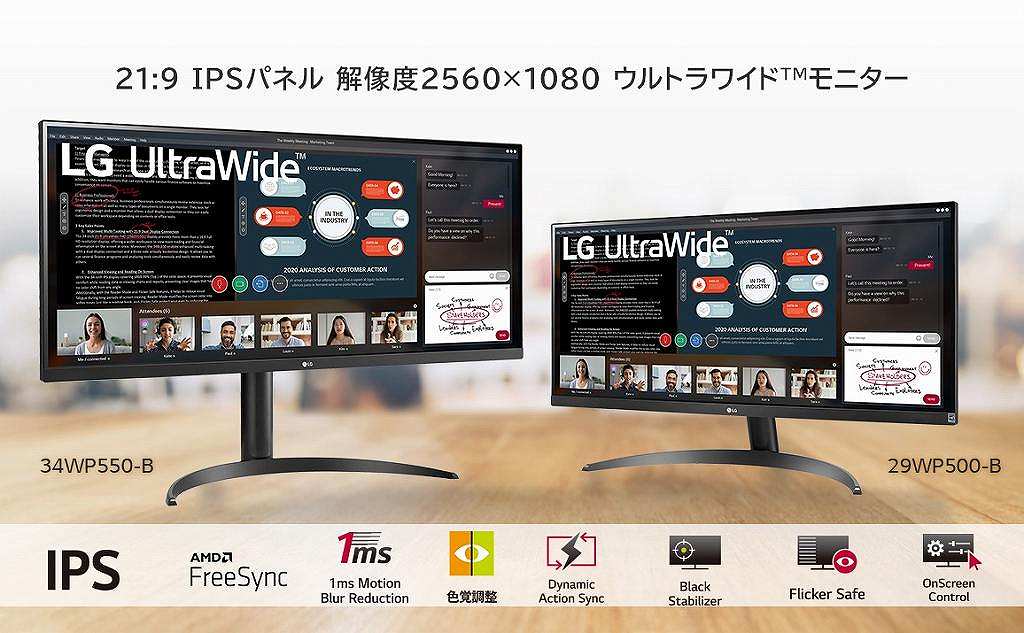 サイズ変更オプション LG モニター ディスプレイ 29WP500-B 29インチ