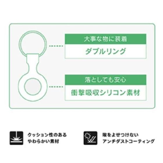 �X�}�z�A�N�Z�T���[ �Y�ꕨ�h�~�^�O �g���j�e�B�@Trinity  2021�NAirTag �Ռ��z�� �V���R���P�[�X �u���b�N TR-AT21-SC-BK �r�b�N�J����