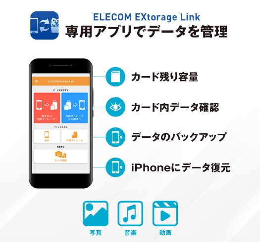 ��p�A�v���uELECOM EXtorageLink�v