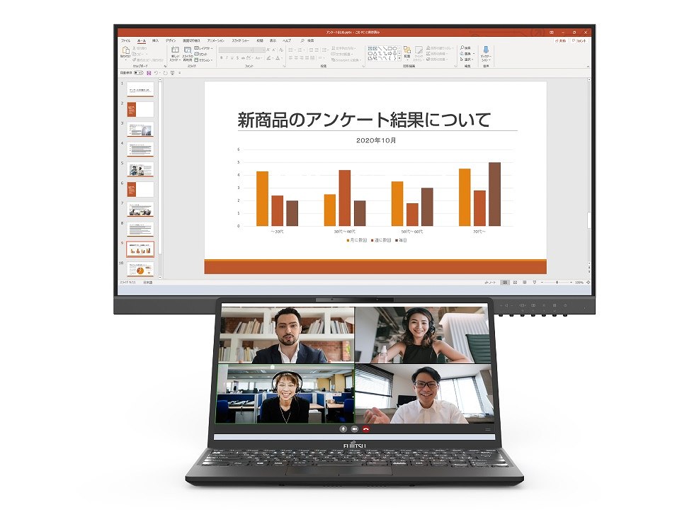 �m�[�g�p�\�R���̃Z�J���h�f�B�X�v���C�Ƃ���