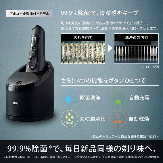 �r���[�e�B�[�E���N�Ɠd �t�F�C�X�P�A �����Y�V�F�[�o�[ �u���E���@BRAUN  �����Y�V�F�[�o�[�i�A���R�[�����@���f���j �V���[�Y8 8467cc [3���n /AC100V-240V]
