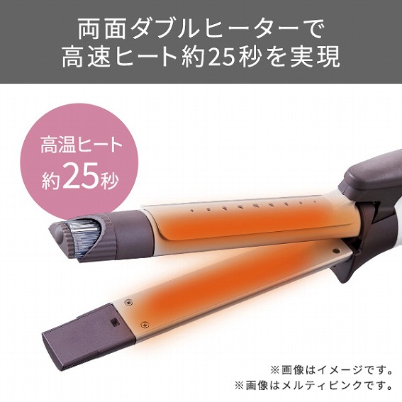 �����q�[�g��25�b�i�ō����x�ݒ莞100�����B���ԁj