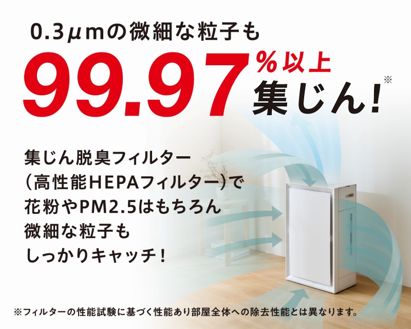 �����\HEPA�t�B���^�[�ŋ�C���L���C��