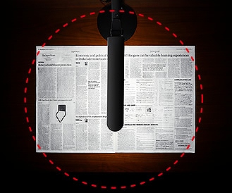 A�`�����A����ɍL�͈͂Ȕ��a50cm�𖾂邭�Ƃ炵�܂�