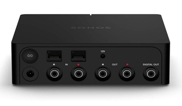 ネットワークオーディオストリーマー Sonos Port ブラック PORT1JP1BLK 