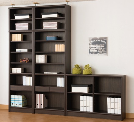 取付無料！フランフラン アコルド タモ材ブックシェルフ ブラックガラス戸付き本棚 取付無料！フランフラン アコルド タモ材ブックシェルフ ブラック