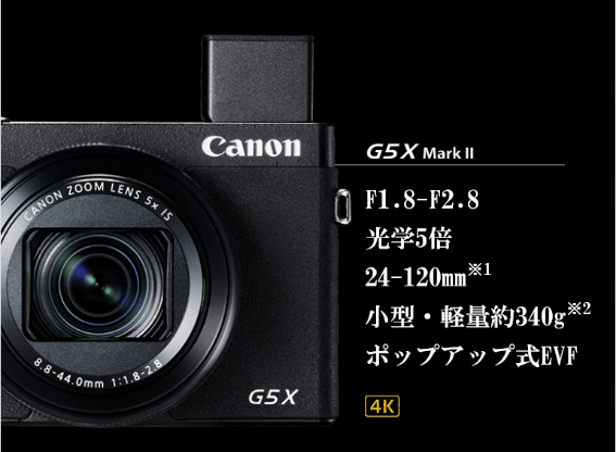 キヤノン PowerShot 「G7X mark3」「G5X mark2」 | ビックカメラ.com