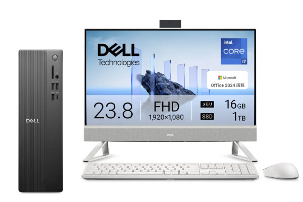 デスクトップパソコンの人気メーカー デル(DELL)|低価格モデルが豊富