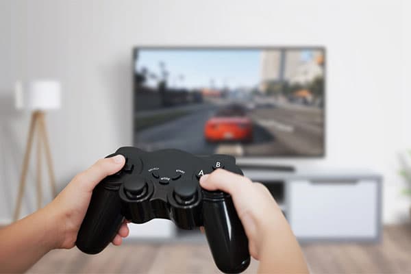 MiniLED�e���r�̑I�ѕ� ��x�����[�h�Ȃǂ̃Q�[���@�\���[�����Ă���ƃQ�[���v���C�����K��