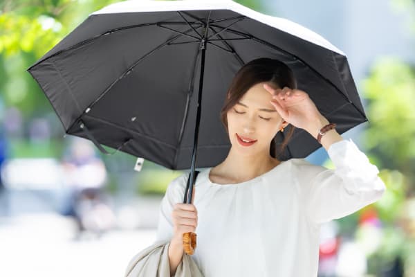 日傘を使うメリットとは?