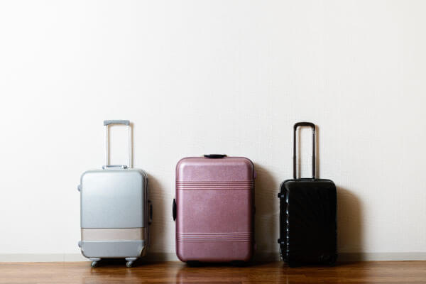 スーツケースの選び方 宿泊日数に応じて容量やサイズをチェック