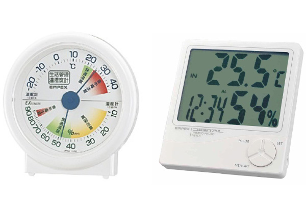 温湿度計のおすすめ25選 タニタやエンペックスなどのより正確に測れる