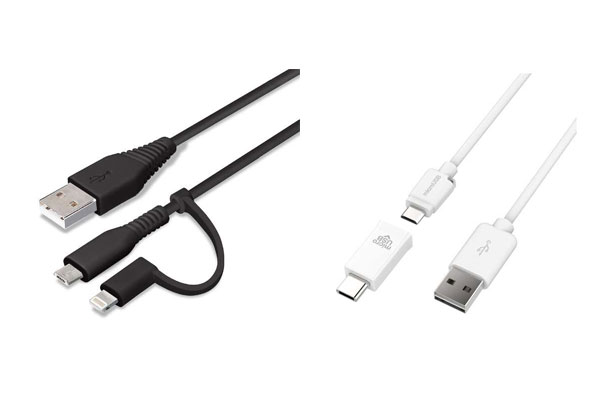USBケーブルの選び方 変換コネクタ付きなら使い分けできる