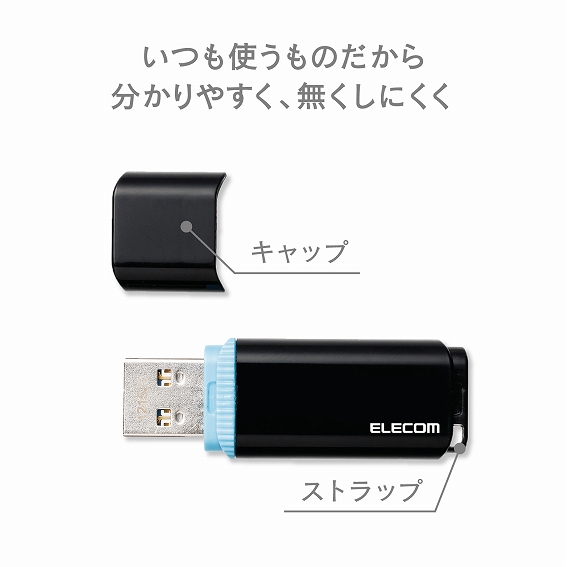GR@ELECOM  MF-BBU3016GWH USB MF-BBU3WHV[Y zCg [16GB /USB3.1 /USB TypeA /Lbv]