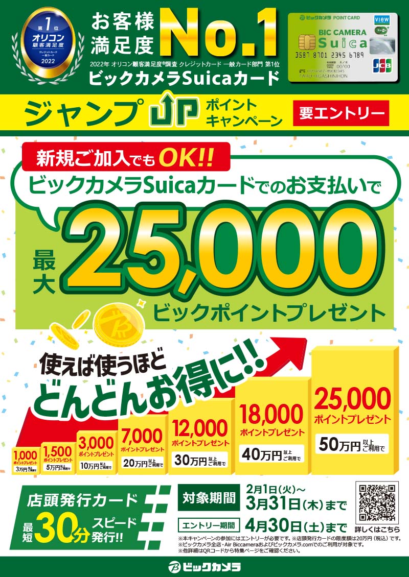 ジャンプUPポイントキャンペーン